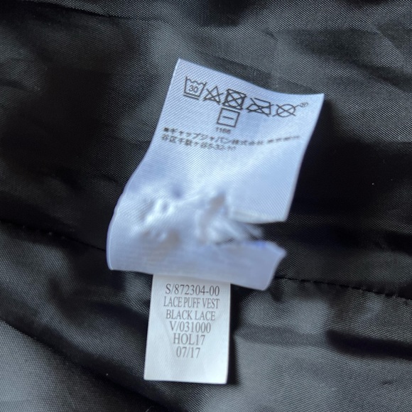 Banana Republic Black Lace Puff Vest - Picture 11 of 14